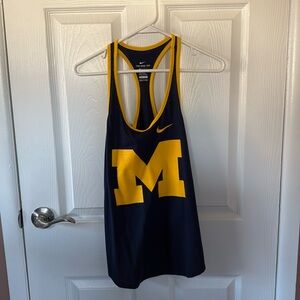 University of Michigan Nike© Dri-Fit Women’s Tank—Size Small